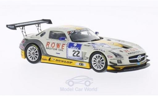 Miniature Mercedes SLS 1/43 Minichamps AMG GT3 No.22 ROWE Racing 24h Nürburgring 2013 Mercedes SLS 1/43 Minichamps AMG GT3 No.22 ROWE Racing 24h Nürburgring 2013 miniature