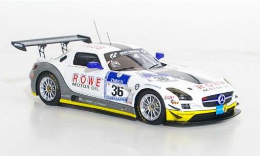 Miniature Mercedes SLS 1/43 Minichamps AMG GT3 No.36 Rowe Racing 24h Nürburgring 2011 Mercedes SLS 1/43 Minichamps AMG GT3 No.36 Rowe Racing 24h Nürburgring 2011 miniature