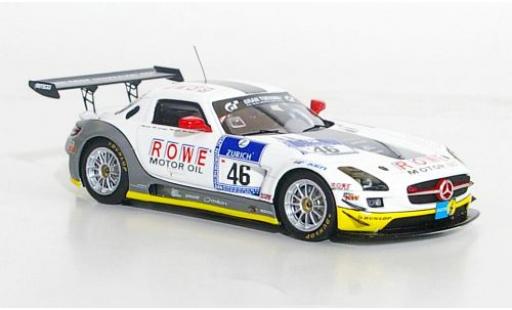 Miniature Mercedes SLS 1/43 Minichamps AMG GT3 No.46 Rowe Racing 24h Nürburgring 2011 Bullitt/Zehe/Schwager/Rader Mercedes SLS 1/43 Minichamps AMG GT3 No.46 Rowe Racing 24h Nürburgring 2011 Bullitt/Zehe/Schwager/Rader miniature
