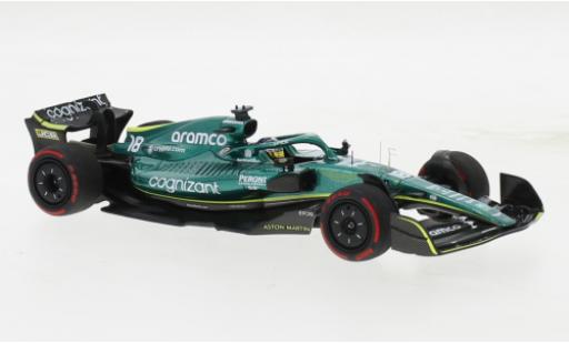 Miniature Aston Martin AMR2 1/43 Minichamps 2 No.18 Aramco Cognizant F1 Team Cognizant Formel 1 GP Bahrain 2022 Aston Martin AMR2 1/43 Minichamps 2 No.18 Aramco Cognizant F1 Team Cognizant Formel 1 GP Bahrain 2022 miniature