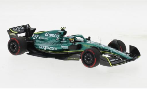 Miniature Aston Martin AMR2 1/43 Minichamps 2 No.27 Aramco Cognizant F1 Team Cognizant Formel 1 GP Bahrain 2022 Aston Martin AMR2 1/43 Minichamps 2 No.27 Aramco Cognizant F1 Team Cognizant Formel 1 GP Bahrain 2022 miniature