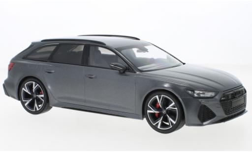Audi RS6 1/18 Minichamps Avant gris mat 2019 miniature