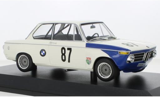 Bmw 2002 1/18 Minichamps tIK No.87 ETCC Brünn 1969 miniature