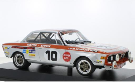 Miniature Bmw 2800 1/18 Minichamps CS No.10 24h Spa 1972 Bmw 2800 1/18 Minichamps CS No.10 24h Spa 1972 miniature
