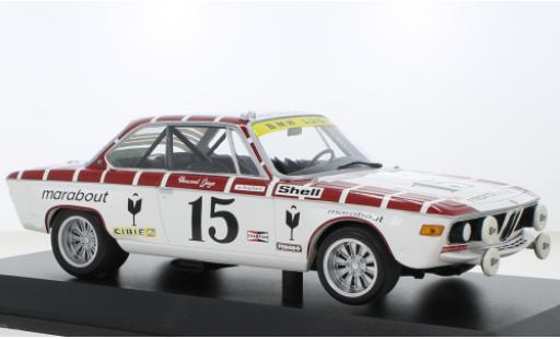 Miniature Bmw 2800 1/18 Minichamps CS No.15 Racing Team Marabout 24h Spa 1972 Bmw 2800 1/18 Minichamps CS No.15 Racing Team Marabout 24h Spa 1972 miniature