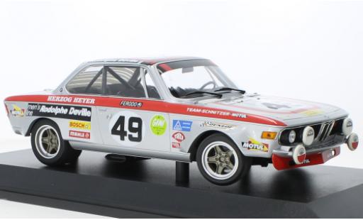 Miniature Bmw 2800 1/18 Minichamps CS No.49 Team Schnitzer-Motul 24h Spa 1972 Bmw 2800 1/18 Minichamps CS No.49 Team Schnitzer-Motul 24h Spa 1972 miniature