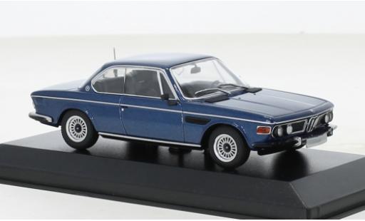 Miniature Bmw 3.0 1/43 Minichamps CS metallise bleue 1968 Bmw 3.0 1/43 Minichamps CS metallise bleue 1968 miniature