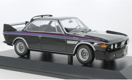 Bmw 3.0 1/18 Minichamps CSL noire 1973 miniature