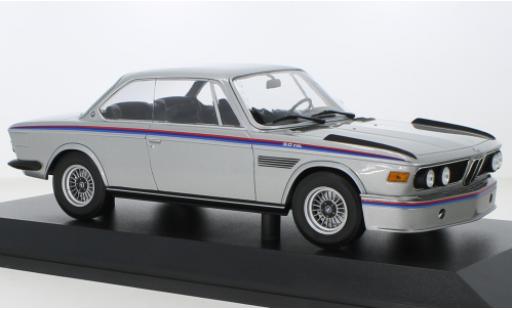 Miniature Bmw 3.0 1/18 Minichamps CSL grise/Dekor 1973 Bmw 3.0 1/18 Minichamps CSL grise/Dekor 1973 miniature