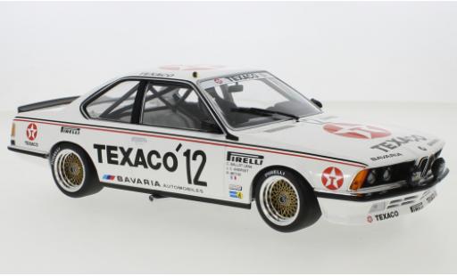 Bmw 635 1/18 Minichamps CSI No.12 Bavaria Automobiles Texaco 24h Spa 1985 miniature