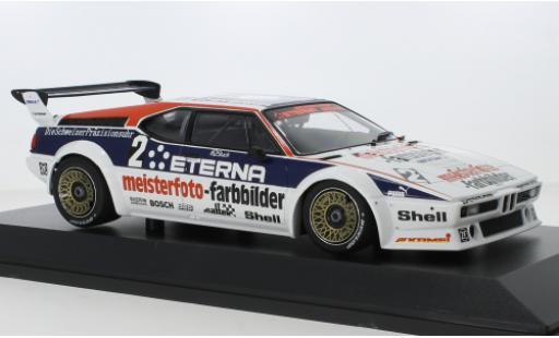 Miniature Bmw M1 1/18 Minichamps No.2 Schnitzer Eterna Meisterphoto Team DRT Zolder 1982 Bmw M1 1/18 Minichamps No.2 Schnitzer Eterna Meisterphoto Team DRT Zolder 1982 miniature