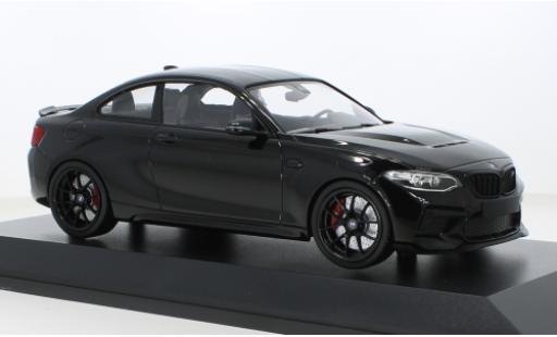 Bmw M2 1/18 Minichamps CS metallise noire 2020 miniature