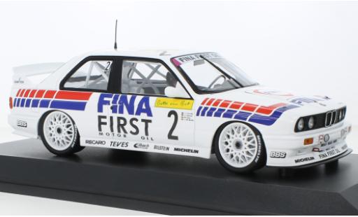 Miniature Bmw M3 1/18 Minichamps (E30) No.2 Fina Motorsport Team Fina 24h Spa Francorchamps 1992 Bmw M3 1/18 Minichamps (E30) No.2 Fina Motorsport Team Fina 24h Spa Francorchamps 1992 miniature
