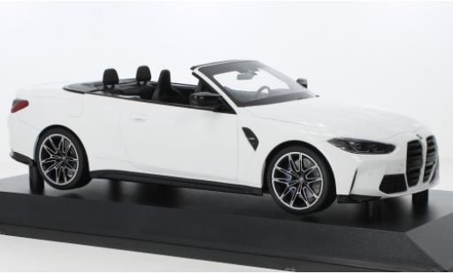 Miniature Bmw M4 1/18 Minichamps cabriolet blanche 2021 Bmw M4 1/18 Minichamps cabriolet blanche 2021 miniature