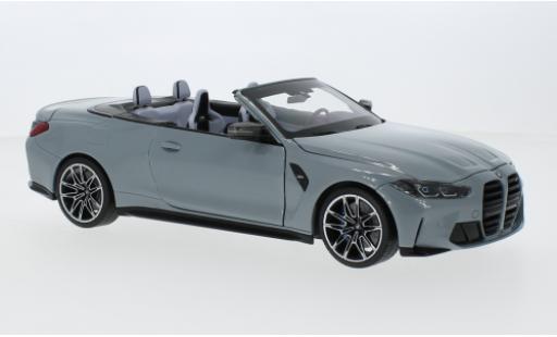 Miniature Bmw M4 1/18 Minichamps cabriolet metallise gris 2020 Bmw M4 1/18 Minichamps cabriolet metallise gris 2020 miniature