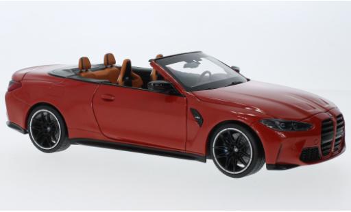 Miniature Bmw M4 1/18 Minichamps cabriolet metallise rouge 2020 Bmw M4 1/18 Minichamps cabriolet metallise rouge 2020 miniature