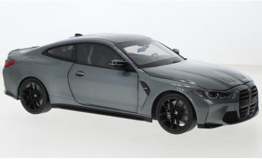 Miniature Bmw M4 1/18 Minichamps (G82) metallise gris 2020 Bmw M4 1/18 Minichamps (G82) metallise gris 2020 miniature