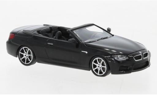 Bmw M6 1/87 Minichamps Cabrio metallise noire 2015 miniature