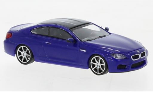 Bmw M6 1/87 Minichamps Coupe metallise bleue 2015 miniature