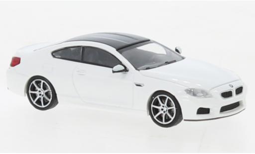 Bmw M6 1/87 Minichamps Coupe blanche 2015 miniature