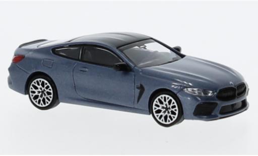 Bmw M8 1/87 Minichamps Competition Coupe (F92) metallise bleu clair 2019 miniature