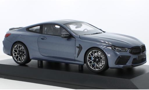 Bmw M8 1/18 Minichamps Competition Coupe metallise bleu 2020 miniature