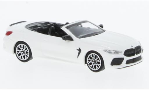 Bmw M8 1/87 Minichamps Competiton cabriolet (G14) blanche 2019 miniature