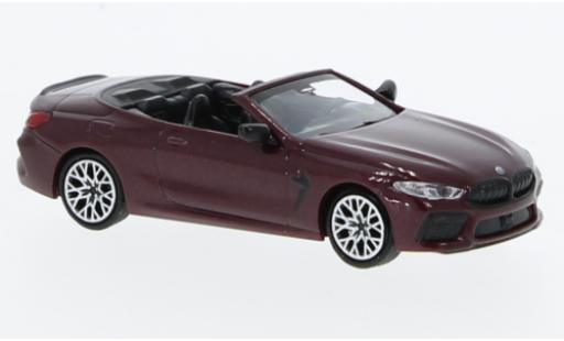 Bmw M8 1/87 Minichamps Competiton cabriolet (G14) metallise rouge foncé 2019 miniature