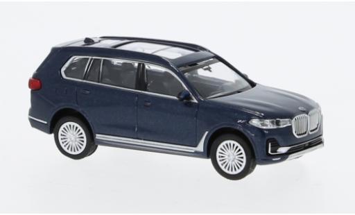 Bmw X7 1/87 Minichamps (G07) metallise bleu foncé 2019 miniature