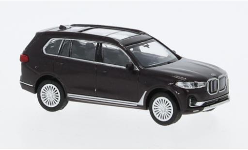 Bmw X7 1/87 Minichamps (G07) metallise rouge foncé 2019 miniature