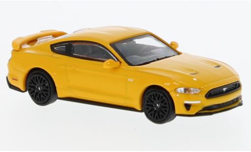 Miniature Ford Mustang 1/87 Minichamps GT metallise orange 2018 Ford Mustang 1/87 Minichamps GT metallise orange 2018 miniature
