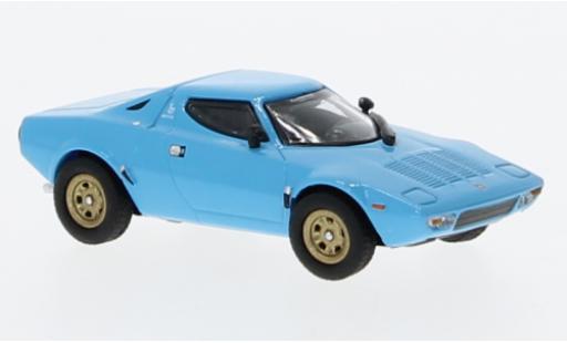 Miniature Lancia Stratos 1/87 Minichamps bleu clair 1974 Lancia Stratos 1/87 Minichamps bleu clair 1974 miniature