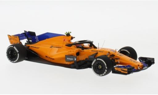 Miniature McLaren F1 1/43 Minichamps MCL33 Renault No.2 Team formule 1 2018 McLaren F1 1/43 Minichamps MCL33 Renault No.2 Team formule 1 2018 miniature