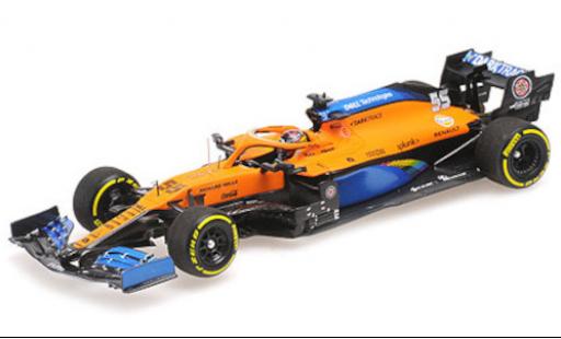 Miniature McLaren F1 1/43 Minichamps MCL35 Renault No.55 Team formule 1 GP Italie 2020 McLaren F1 1/43 Minichamps MCL35 Renault No.55 Team formule 1 GP Italie 2020 miniature