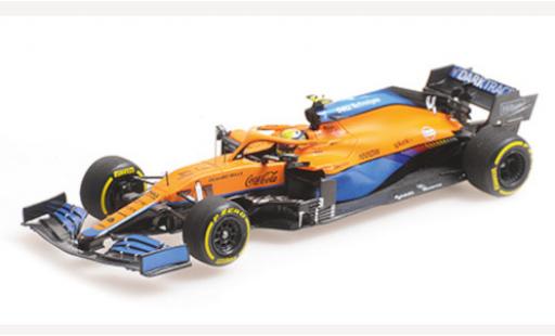 Miniature McLaren F1 1/18 Minichamps MCL35M No.4 Team formule 1 GP Bahrain 2021 McLaren F1 1/18 Minichamps MCL35M No.4 Team formule 1 GP Bahrain 2021 miniature