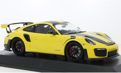 Miniature Porsche 991 GT2 RS 1/18 Minichamps 911 (.2) jaune 2018 Porsche 991 GT2 RS 1/18 Minichamps 911 (.2) jaune 2018 miniature