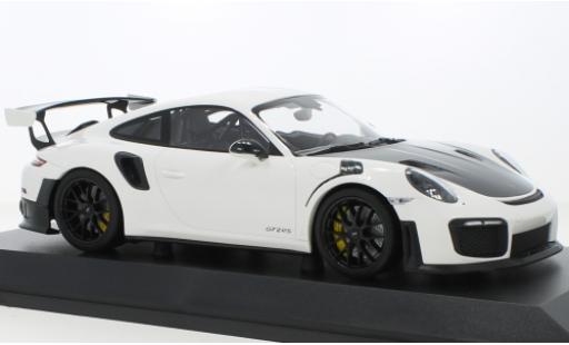 Miniature Porsche 991 GT2 RS 1/18 Minichamps 911 (.2) blanche 2018 Porsche 991 GT2 RS 1/18 Minichamps 911 (.2) blanche 2018 miniature