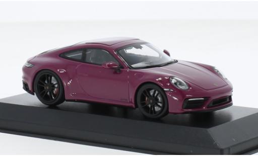 Miniature Porsche 992 GTS 1/43 Minichamps 911  Carrera 4 rouge foncé 2021 Porsche 992 GTS 1/43 Minichamps 911  Carrera 4 rouge foncé 2021 miniature