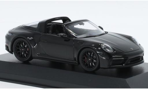 Miniature Porsche 992 Targa 1/18 Minichamps 911  4 GTS noire 2021 Porsche 992 Targa 1/18 Minichamps 911  4 GTS noire 2021 miniature