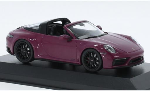 Miniature Porsche 992 Targa 1/43 Minichamps 911  4 GTS violette 2021 Porsche 992 Targa 1/43 Minichamps 911  4 GTS violette 2021 miniature