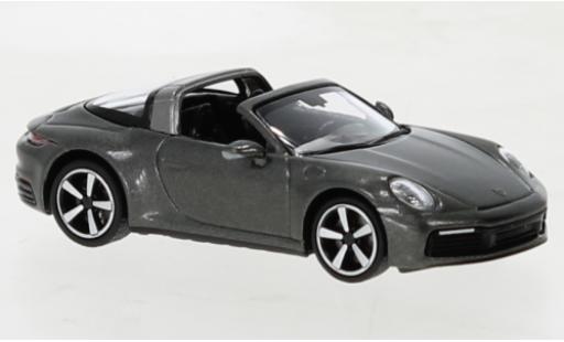 Miniature Porsche 992 Targa 1/87 Minichamps 911  4 metallise vert 2020 Porsche 992 Targa 1/87 Minichamps 911  4 metallise vert 2020 miniature