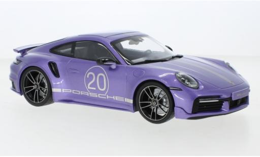 Miniature Porsche 992 Turbo s 1/18 Minichamps 911  Turbo S metallise violetteee 2021 Porsche 992 Turbo s 1/18 Minichamps 911  Turbo S metallise violetteee 2021 miniature