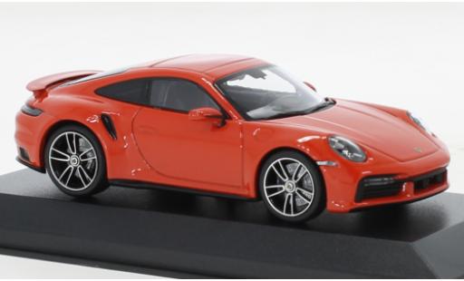 Miniature Porsche 992 Turbo s 1/43 Minichamps 911  Turbo S orange 2020 Porsche 992 Turbo s 1/43 Minichamps 911  Turbo S orange 2020 miniature