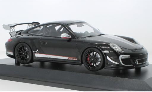 Miniature Porsche 991 GT3 RS 1/18 Minichamps 911 4.0 noire/metallise d 2011 Porsche 991 GT3 RS 1/18 Minichamps 911 4.0 noire/metallise d 2011 miniature