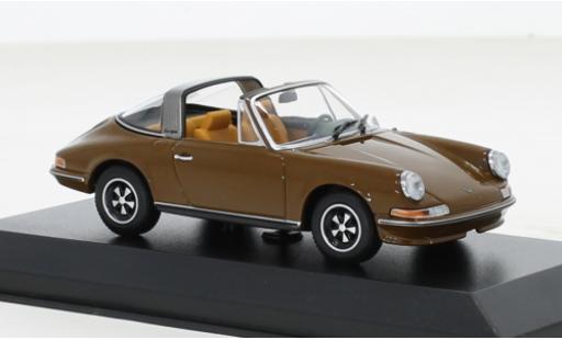 Porsche 911 1/43 Minichamps Targa S marron 1972 miniature