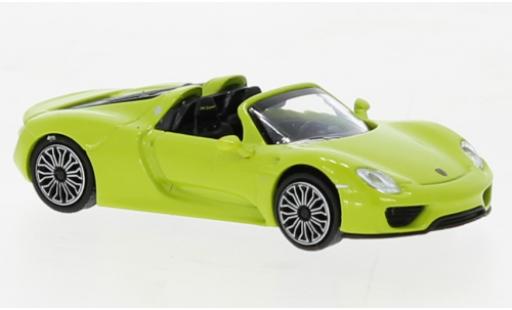 Miniature Porsche 918 1/87 Minichamps Spyder verte 2013 Porsche 918 1/87 Minichamps Spyder verte 2013 miniature