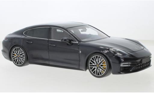 Porsche Panamera Turbo S 1/18 Minichamps metallise bleu foncé 2020 miniature