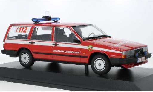 Volvo 740 1/18 Minichamps GL Break Brandweer Grobbendonk 1986 miniature