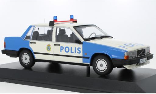 Volvo 740 1/18 Minichamps GL Polis (SE) 1986 miniature