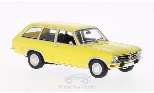 Miniature Opel Ascona 1/43 Minichamps A Voyage jaune 1970 Opel Ascona 1/43 Minichamps A Voyage jaune 1970 miniature